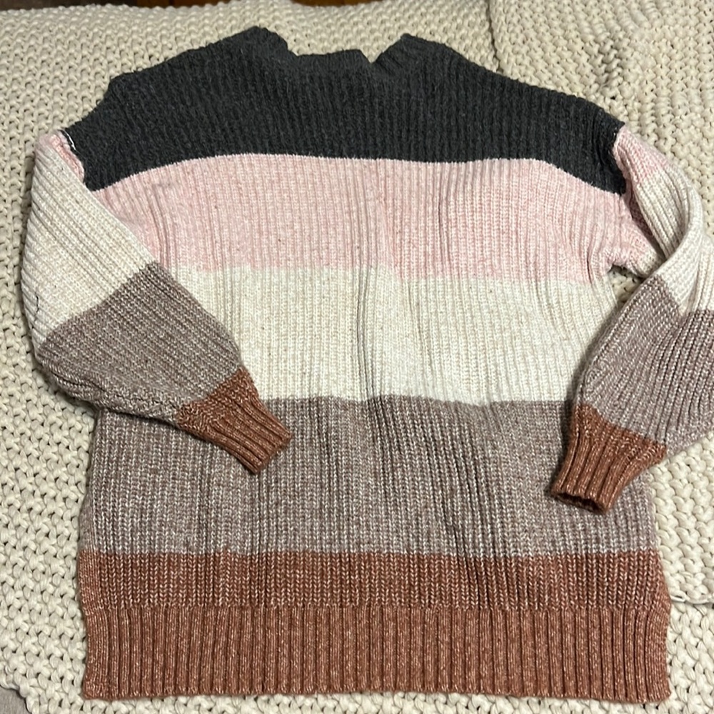 striped american eagle sweater size xs!